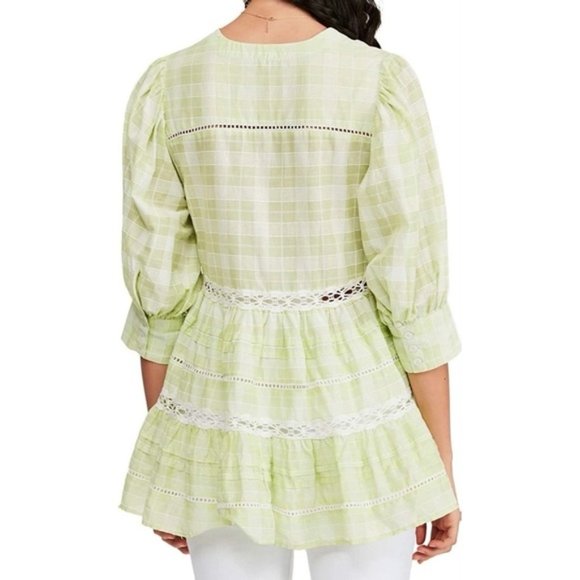 Free People Lime Time Out Tunic Top M - Picture 5 of 6